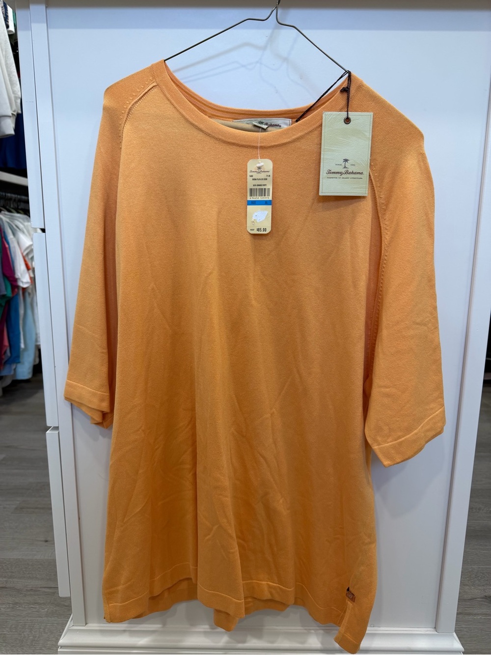 Tommy Bahama Men's Bright Orange Short-Sleeve Knit Tee
